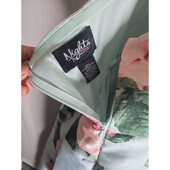 Formal Maxi Gown Prom Halter Dress Wedding Womens 9 / 10 Festive Party Chic - Picture 8 of 11